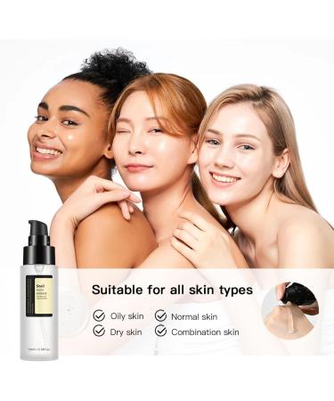 Snail Repair Essence Snail 96% Mucin Power Repairing Essence Hyaluronic Acid Serum for Face Hydrating Serum for Face with Snail Secretion Filtrate for Dull & Damaged Skin - Buy Online on GoSupps.com