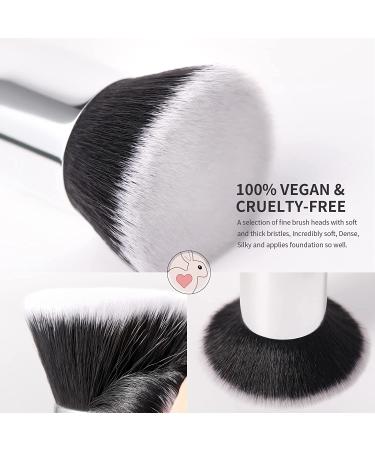 DUcare Flat Top Kabuki Brush - Professional Liquid & Powder Foundation Makeup Brush - Buy Online on GoSupps.com