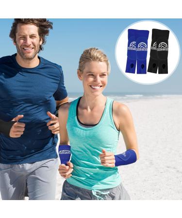 Jostift Volleyball Arm Sleeves - 2 Pairs with Protective Pads & Thumb Hole | Forearm Protection for Training - Buy Online on GoSupps.com