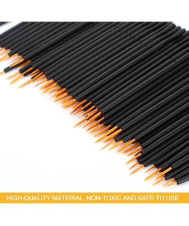 100pcs Disposable Brush Hard Head Liquid Brush Makeup Eye Liner Wands - Buy Online on GoSupps.com