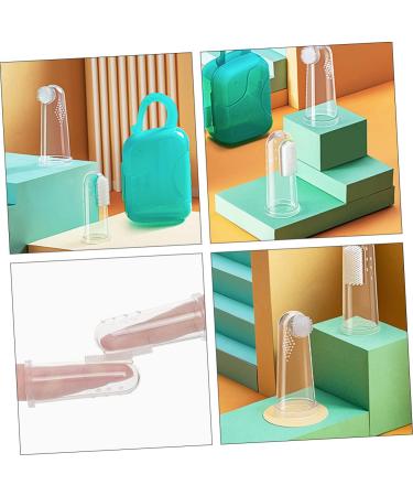 Minkissy Finger Toothbrush Set - 2 Sets for Babies & Toddlers | Safe Mouth Cleaning Tool for Kids & Pets - Buy Online on GoSupps.com