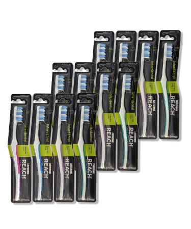 12 x Listerine Reach Interdental Care Firm Toothbrush