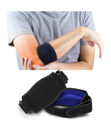 Elbow Bandages for Men - 2 Pack Tennis & Golfer's Arm Cuff | Relieve Pain & Improve Performance - Buy Online on GoSupps.com