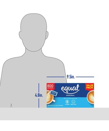 EQUAL 0 Calorie Sweetener - 800 Pack | Zero Calorie Sugar Substitute & Sugar Alternative - Buy Online on GoSupps.com