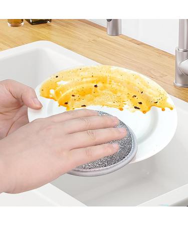 Wire Dishwashing Rags - 6 Non Scratch Wire Dishcloth Multipurpose Cleaning Rags Double Sided Wire Washing Cloth for Washing Dishes Car Detailing - Buy Online on GoSupps.com