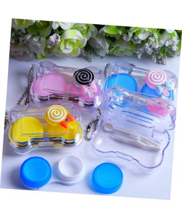 Shop Sewoart Colorful Contact Lens Cases - Stylish Eye Lens Organizers & Travel Tools for Perfectly Stored Lenses - Buy Online on GoSupps.com