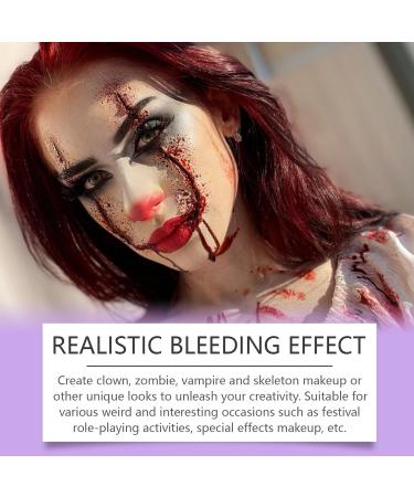  EONFAVE Halloween Kit for Artificial Blood Makeup Realistic Blood Gel and Cream 3 Colors Palette with Sponges Waterproof and Durable Perfect for Zombie and Injury Effects - Buy Online on GoSupps.com