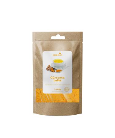 Carefood - Organic Turmeric Latte Powder - Superfood Turmeric 100% Organic Vegan Friendly - Natural Superfood Ideal for Juice