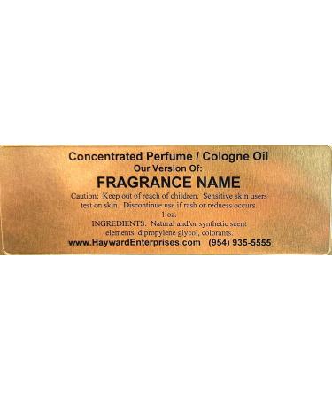 HYWD Enterprises Perfume Oil Comparable to BURB...RY BODY TENDER for women Fragrance Rendition Eau de Parfum Scented Oil 1 oz. (30ml) Squeeze (SCENTS A - E) BURB...RY BODY TENDER (women) type - Buy Online on GoSupps.com