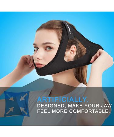 Mikegohealth Adjustable Chin Strap - Advanced Anti-Snoring Solution for CPAP Users and Mouth Breathers - Stop Snoring Sleep Aid for Women and Men (Black) - Buy Online on GoSupps.com