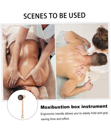 KOMBIUDA Portable Watermelon Frost Wooden Moxibustion Holder | Home Appliance Tool for Wellness | International Shipping Available - Buy Online on GoSupps.com