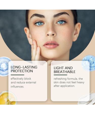  blmcoos Sebaceous Sun Protection SPF 50 Non Nano Zinc Oxide Natural Face and Body Sunscreen Waterproof Non-Greasy Outdoor Beach Sun Protection (4) - Buy Online on GoSupps.com