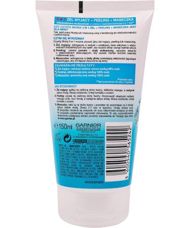 Garnier CZYSTA SK & LRA ELO 3W1 Do Twarzy 150 ml - Urokliwy Prezent wi ?teczny | Darmowa Wysy ka Mi dzynarodowa - Buy Online on GoSupps.com