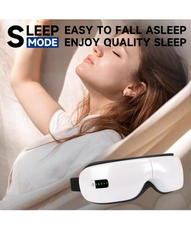 Buy Eye Massager with Heat & Vibration - Migraine Relief & Relaxation Mask for Men & Women | Foldable Design - Buy Online on GoSupps.com