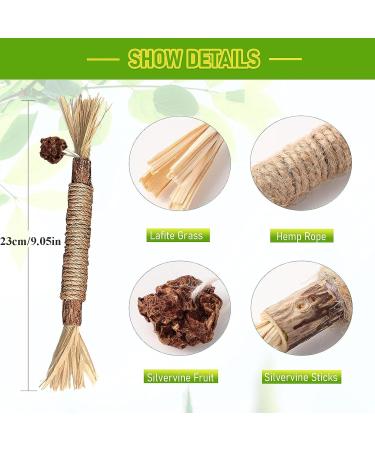 Buy Cybgqp 5-Piece Silvervine & Matatabi Cat Nibbles | Tooth-Cleaning Treats for Cats | International Shipping - Buy Online on GoSupps.com