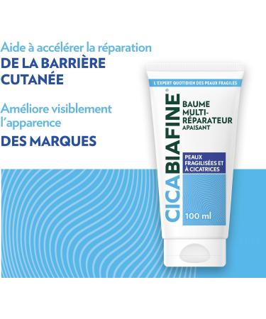 Cicabiafine | Soothing Multi-Repairing Balm (100 ml tube) Repair Balm for Damaged Scar Skin Soothing Balm to Improve the Appearance of Scars - Buy Online on GoSupps.com