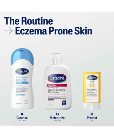 CETAPHIL ECZEMA RESTORADERM Soothing Moisturizer For Eczema Prone Skin 16 oz Fewer Symptom Flare-Ups 48 Hour Hydration 1% Skin Protectant Colloidal Oatmeal Steroid Free Doctor Recommended Brand Unscented 16 Fl Oz (Pa  - Buy Online on GoSupps.com