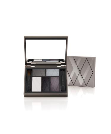 Lise Watier Dress Code 5-Colour Eyeshadow Palette Black Smoking Silky Texture Long-Lasting Matte & Satin Finishes 6 g