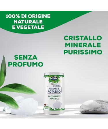 Forsan Plant Tradition Mineral Deodorant Stick with Potassium Crystal 100% Natural 120 gr - Buy Online on GoSupps.com