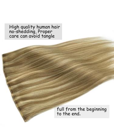 GOO GOO Human Hair Extensions 12 Inch Light Blonde Highlighted Golden P16/22 - Buy Online on GoSupps.com