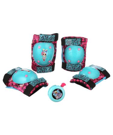 LOL Surprise Signature Series Protective Knee Pads & Elbow Pads for Kids Bike, for Ages 3+, Pink