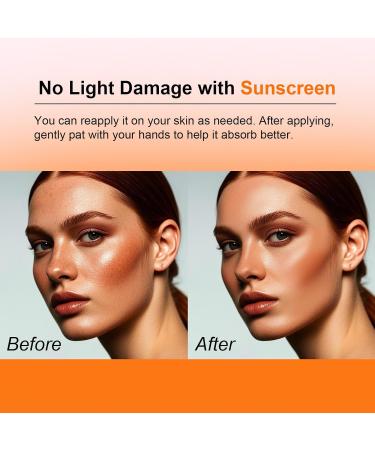 DAGEDA Watermelon Sunstick Sunscreen Stick SPF 50 Transparent Lightweight Texture Sweat and Water Resistant Roll On Sunscreen for Face and Body - Buy Online on GoSupps.com