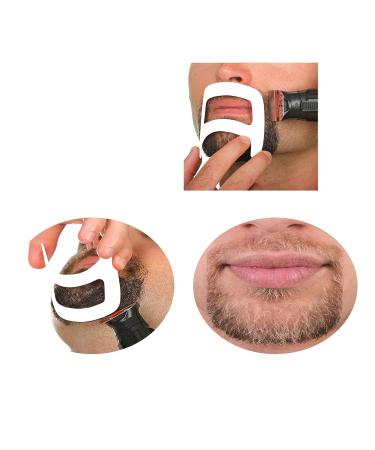 Goatee Shaving Template - Precision Beard Shaping Tool for Perfect Trimming & Grooming | International Shipping Available - Buy Online on GoSupps.com