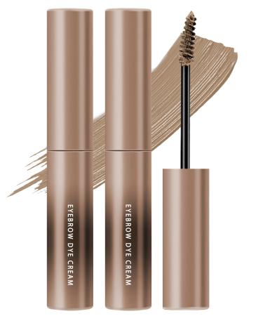 LYSdefeu Eyebrow Color Gel Waterproof Long Lasting Light Blonde Colorful Gel Volume Extension Mascara Eye Makeup for Women (01#light blonde)