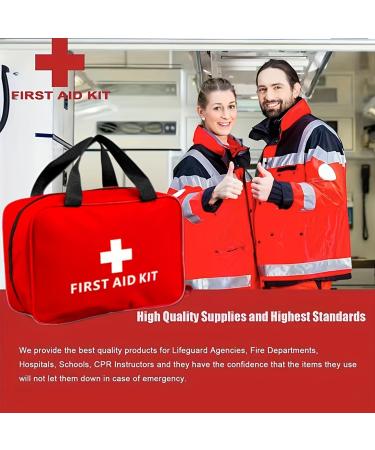 UV Stylish Medicine Bag Travel | Portable Empty First Aid Kit for Home Office Car Camping & Hunting - Red - Buy Online on GoSupps.com