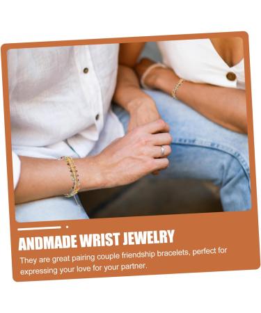 TENDYCOCO Nepal Bracelet Strand Bracelet Woven Wrist Bracelet Retro Bracelet Bracelets Bonding Bracelets for Couples Handmade Wrist Jewelry Accessories Vintage Lovers Braided Rope 26x1.5cm As Shown - Buy Online on GoSupps.com