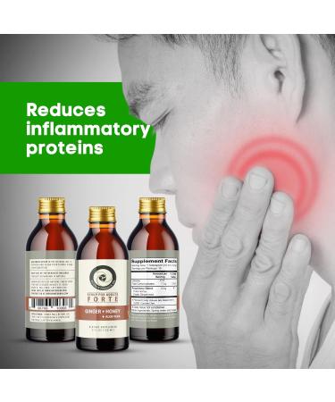 Naturgin Syrup Forte for Adults with Ginger Honey and Aloe Vera 5 oz (150ml) - Buy Online on GoSupps.com