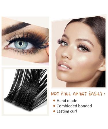 Shop BQ Lash Colored Eyelash Clusters - DIY Extension Kits | B26 D-16mm Black Lashes for Home Use - Buy Online on GoSupps.com