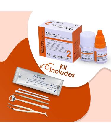 Prevest Denpro Micron Superior Glass Ionomer Dental Cement Type 2 - A2 Natural Shade - High Compressive Strength - Dental Filling Repair Kit - Buy Online on GoSupps.com