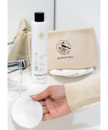  BIOPHYTUM Micellar Cleansing Water 250ml enriched with 4 active ingredients - ESSENTIEL 02 - certified organic cosmos and vegan formula - Bio-sourced bottle - 100% French - Buy Online on GoSupps.com