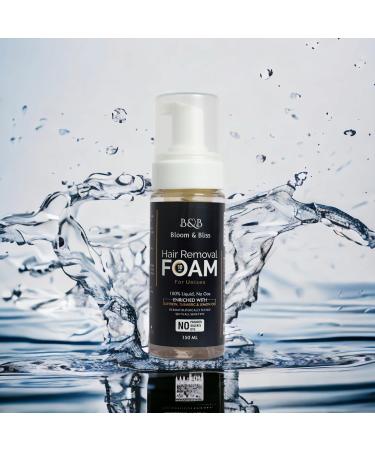 SH Bloom & Bliss Hair Removal Foam Spray | Painless Body Hair Removal for Men & Women | 150ml Moisturizing Formula for Chest Legs Arms & Back - Buy Online on GoSupps.com