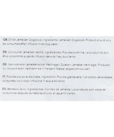 JustIngredients Essential Piscidia Erythrina 500 g - Buy Online on GoSupps.com
