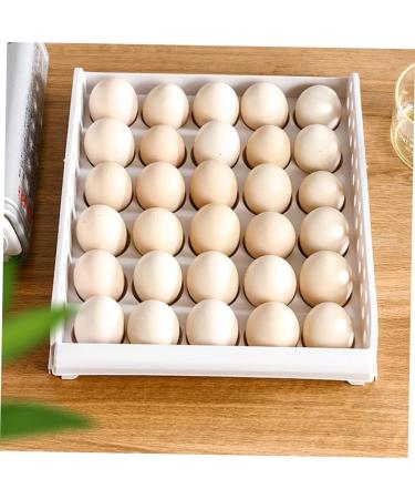 DOITOOL Box 30 Egg Container Stackable Egg Tray Deviled Egg Carrier Container Food Storage Box With Cover As Shown 33X26.5X14.3cm - Buy Online on GoSupps.com