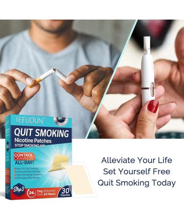 Nicotine Patches 7 mg Step 3 - Stop Smoking Aid 30 Count - Buy Online on GoSupps.com