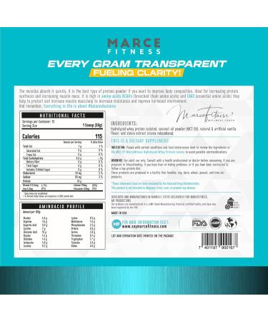 Hydrolyzed Whey Protein by MarceFitness - Chocolate Flavor (1 lb) - Premium International Shipping - Buy Online on GoSupps.com