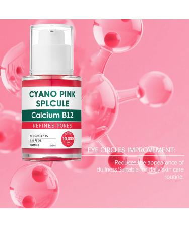  G n rique Cyano Pink Spicule Serum Pore-Refining Facial Serum Moisturizing Anti-Aging Facial Essence Tightens Brightens Tone 30 ml (1) - Buy Online on GoSupps.com