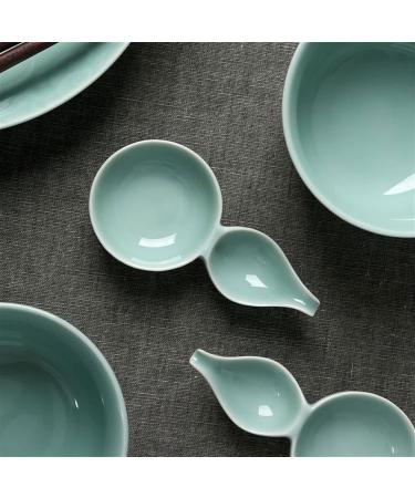 Appetizer Plate Ceramic Gourd Shaped Sauce Dish Sushi Dipping Bowl Appetizer Plates Porcelain Serving Dish Seasoning Dishes Set of 3 Snack Plate Sauce Dipping Saucer Kitchenware - Buy Online on GoSupps.com