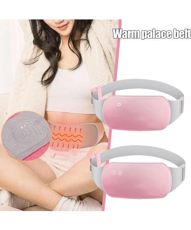 Menstruation Relief Heating Pad - Electric Vibration Massage Belt for Women's Pain Relief | Washable Heat Therapy - Buy Online on GoSupps.com