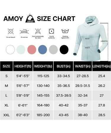 Women's UPF 50+ Sun Protection Long Sleeve Jacket with Zip Pockets - Light Blue, Small - Buy Online on GoSupps.com