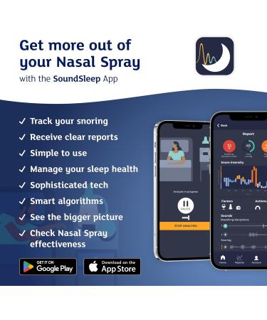 Snoreeze Anti-Snoring Nasal Spray - Hydrating Relief for Blocked Nose - Stop Snoring with Mobile App - 10ml - Pack of 1 - Buy Online on GoSupps.com