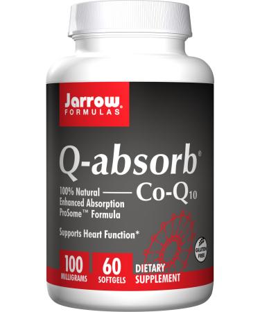 Jarrow Formulas Q-absorb Co-Q10 100 mg 60 Softgels