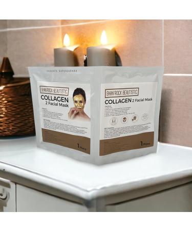 SHAN ROCK BEAUTISTIC 2pc Luxury Collagen Facial Mask Anti-Wrinkle & Hydrating Anti-Aging Formula for Radiant Skin | International Shipping Available - Buy Online on GoSupps.com