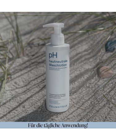 Phametra lotion lavante au pH neutre pour la peau | Soins m dicaux de la peau | Nettoyage doux pour peaux sensibles | Sans parfum ni colorant | pH 5 5 | Sans microplastiques | 200ml - Buy Online on GoSupps.com