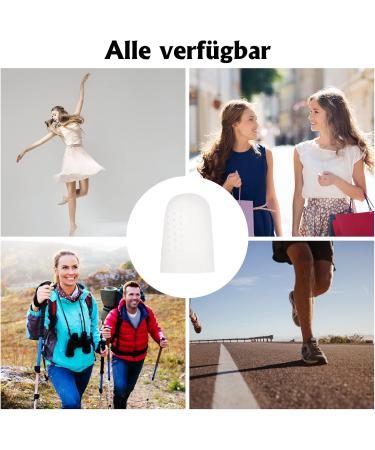 Dacitiery 18-Piece Silicone Toe Protection Pads for Big & Small Toes - Blister & Breakable Cap - Comfortable Cushioning for Men & Women - Buy Online on GoSupps.com