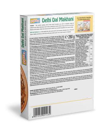 Buy ASHOKA Instant Delhi Dal Makhani - 280g Pack of 4 | Authentic Indian Cuisine - International Shipping Available - Buy Online on GoSupps.com