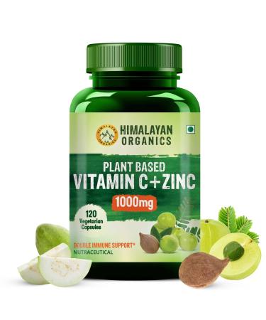 Generic Plant Based Vitamin C with Zinc - 120 Veg Capsules